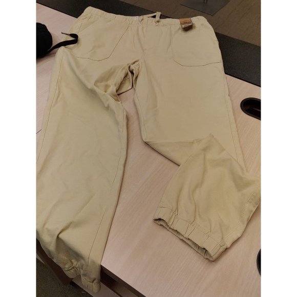 WEATHERPROOF Women Vintage  Slim Fit Jogger Pants--Khaki - Picture 5 of 8